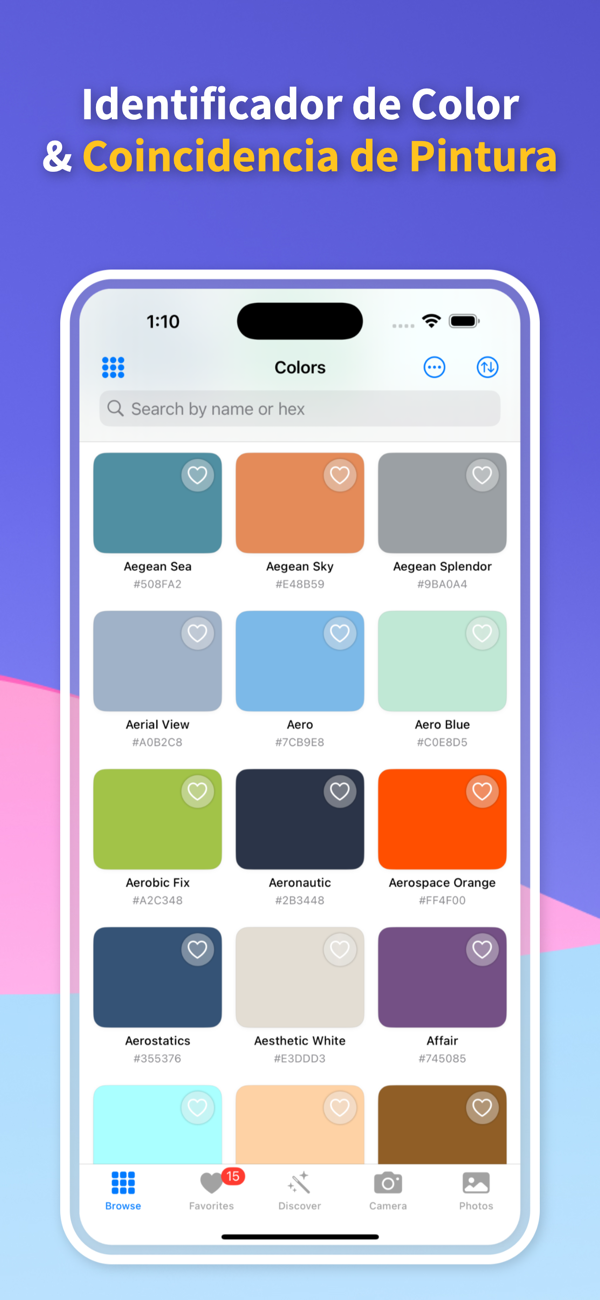 Color Identifier App Interface