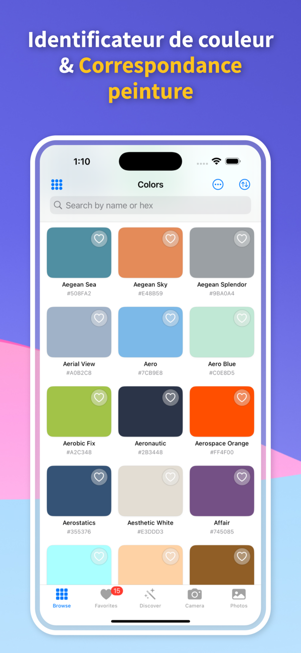 Color Identifier App Interface