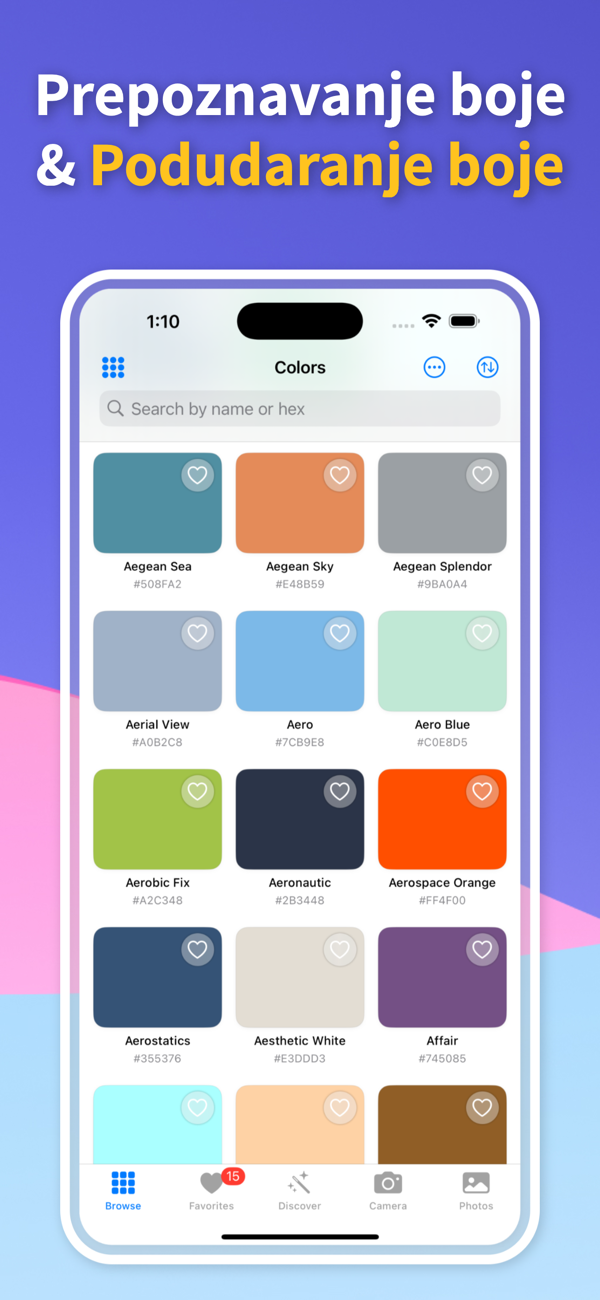 Color Identifier App Interface