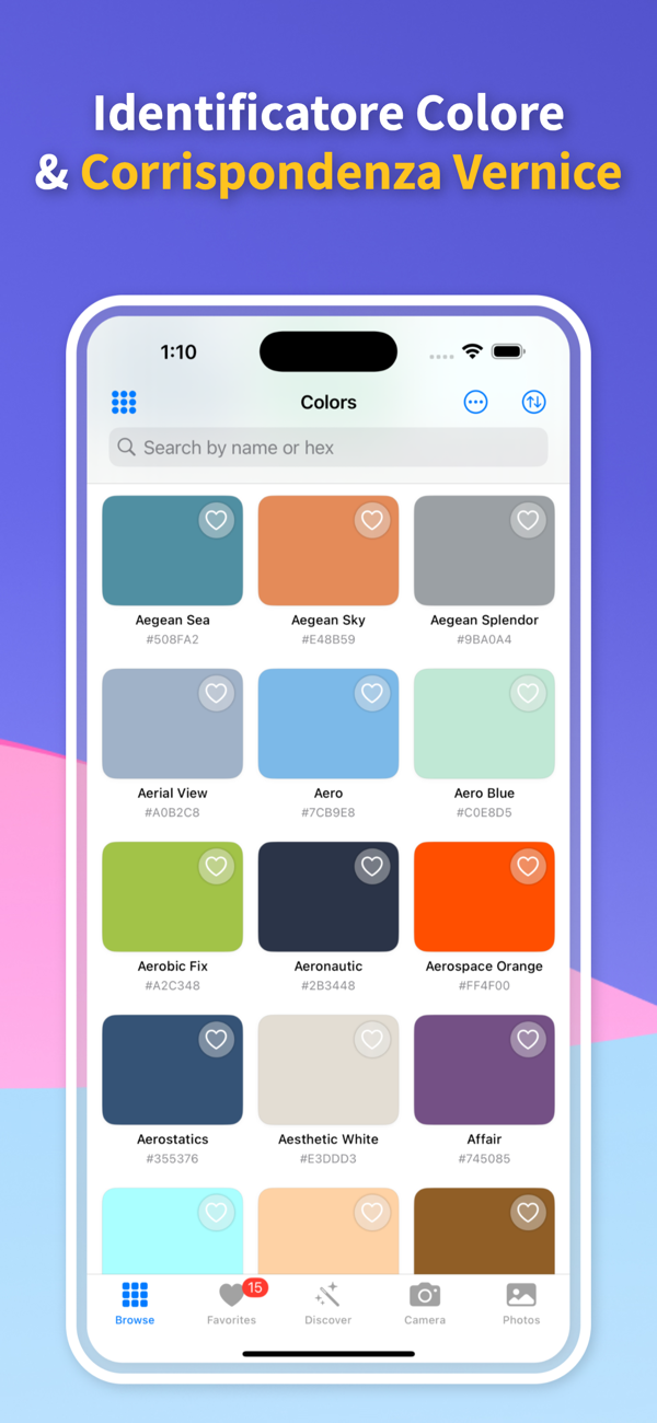 Color Identifier App Interface
