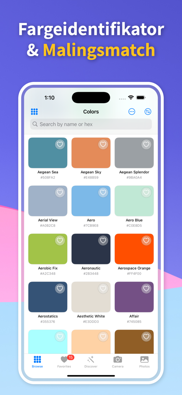 Color Identifier App Interface