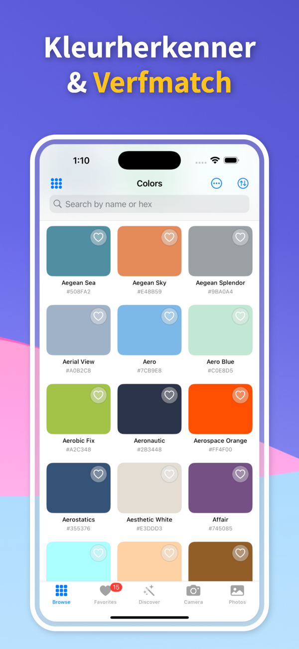 Color Identifier App Interface