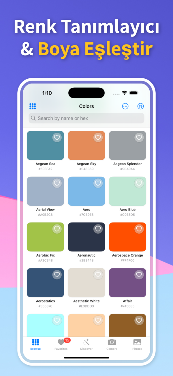 Color Identifier App Interface
